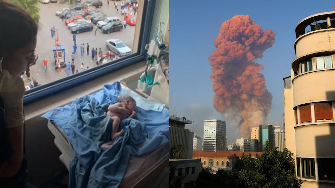 Thai phu chuyen da giua luc xay ra vu no tham khoc o Beirut hinh anh