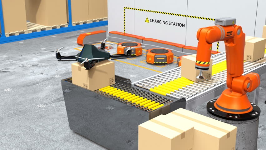 Nha kho tu dong 5G duoc ra mat o Trung Quoc hinh anh