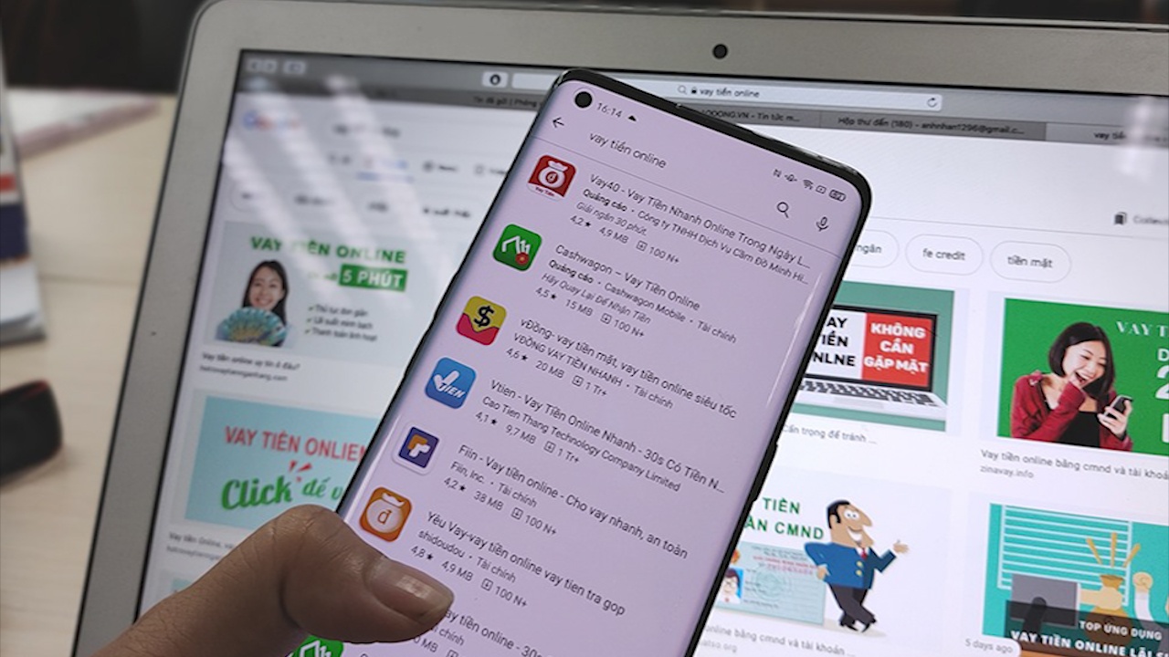 Bien tuong cua cac app cho vay nang lai online hinh anh