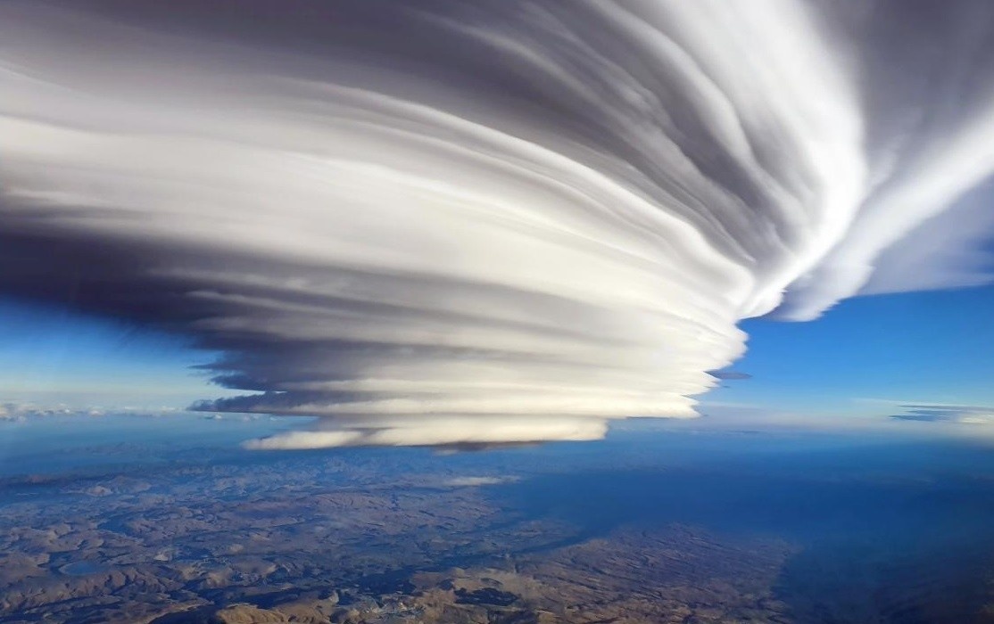 Dam may hinh ky la tren bau troi New Zealand hinh anh