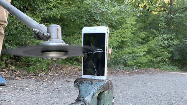 Thu nghiem do cung cua iPhone, Nokia bang may cat hinh anh