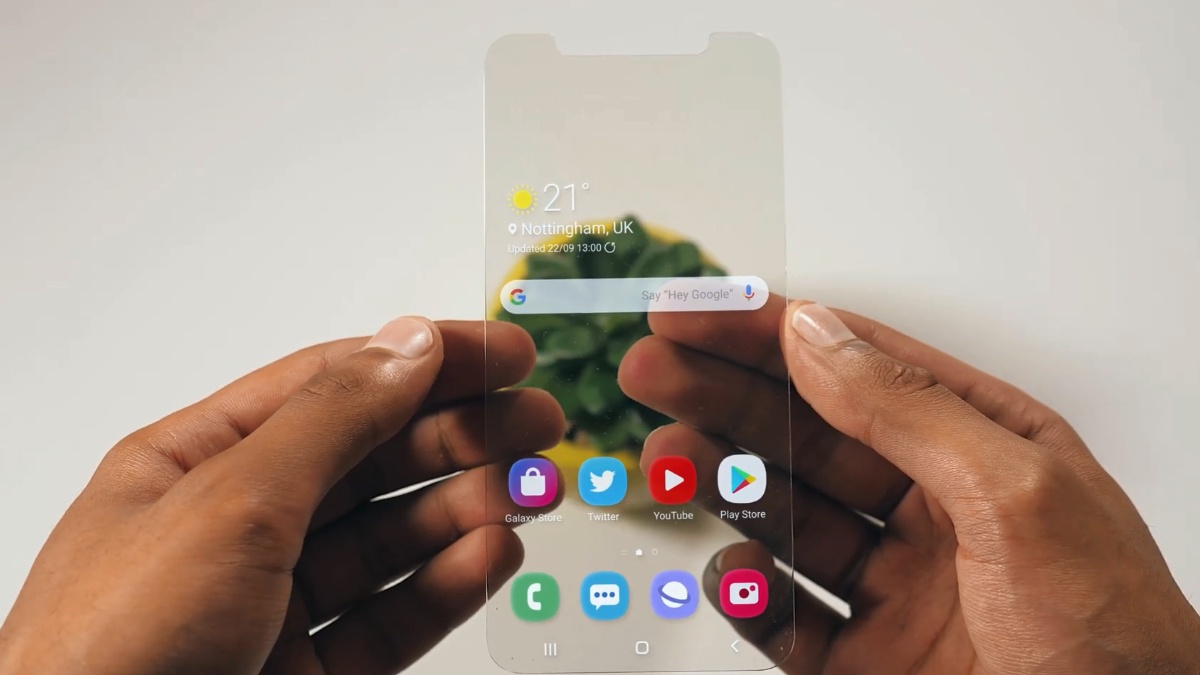 Y tuong dien thoai trong suot cua Samsung lieu co thanh cong? hinh anh