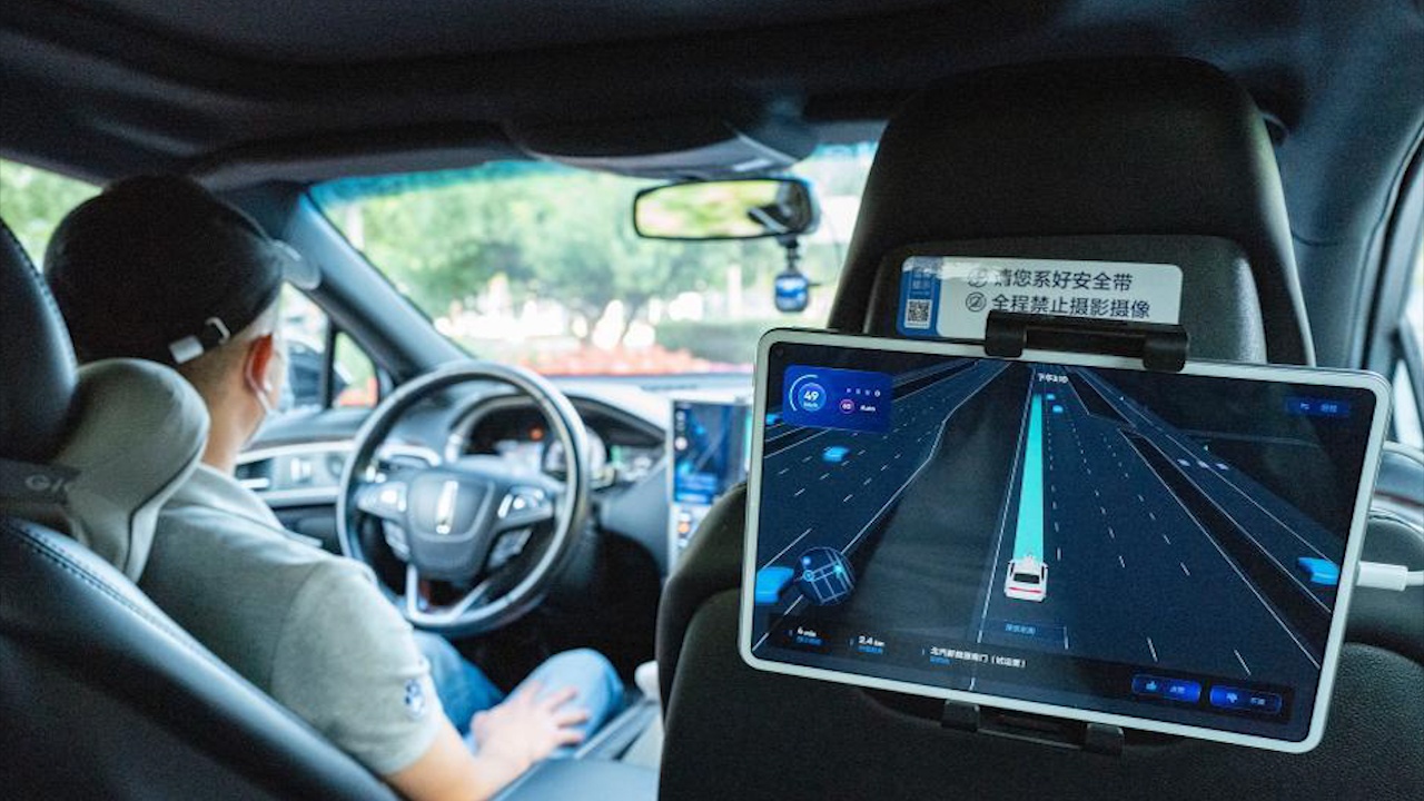 Baidu thu nghiem dich vu taxi tu lai o Bac Kinh hinh anh