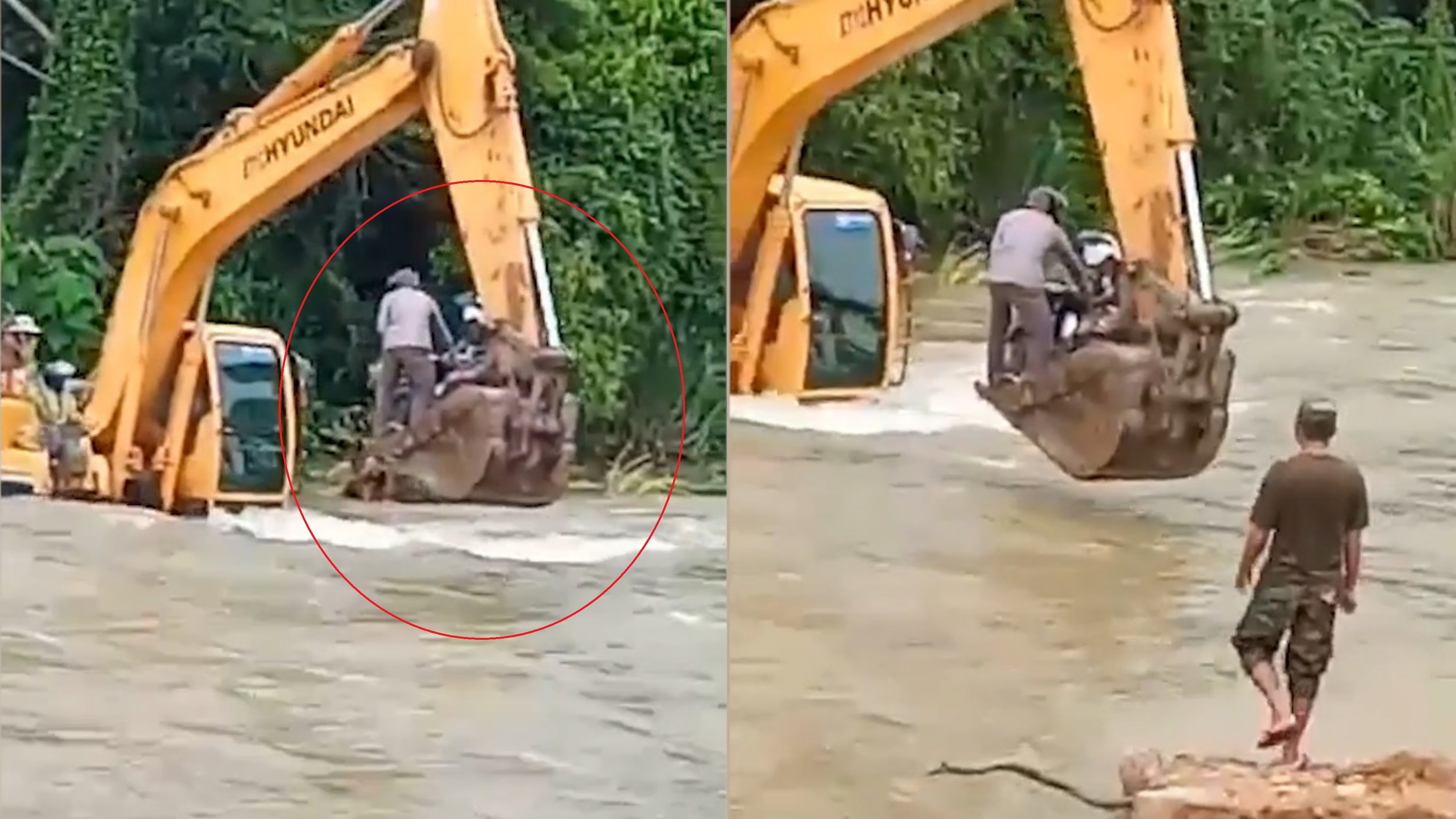 May xuc dua nguoi qua song o Campuchia hinh anh