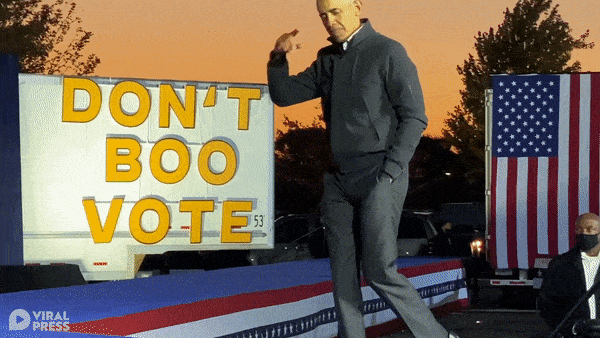 Ong Obama nhay trong buoi van dong tranh cu cung ong Biden hinh anh