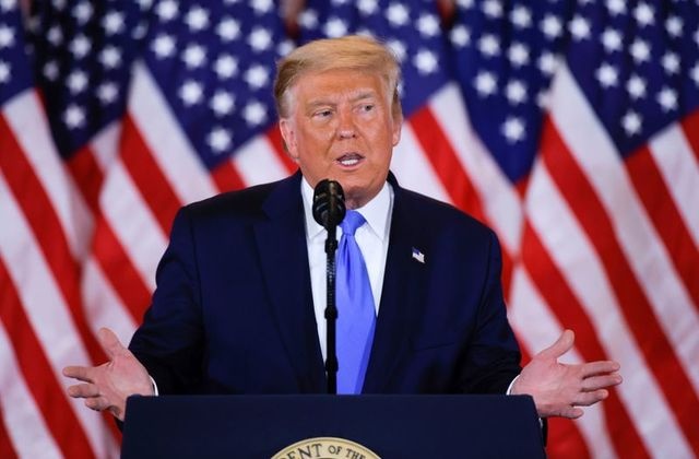 Ong Trump bat ngo tuyen bo 'chien thang' hinh anh