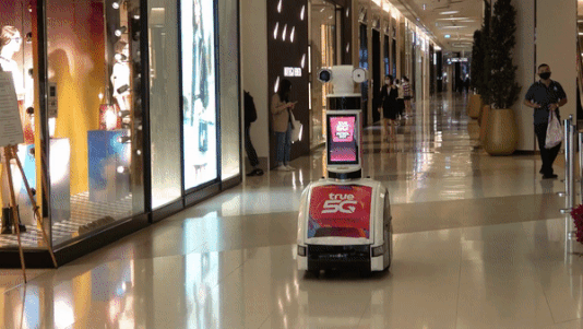 Robot phat hien va canh bao nguoi khong mang khau trang hinh anh