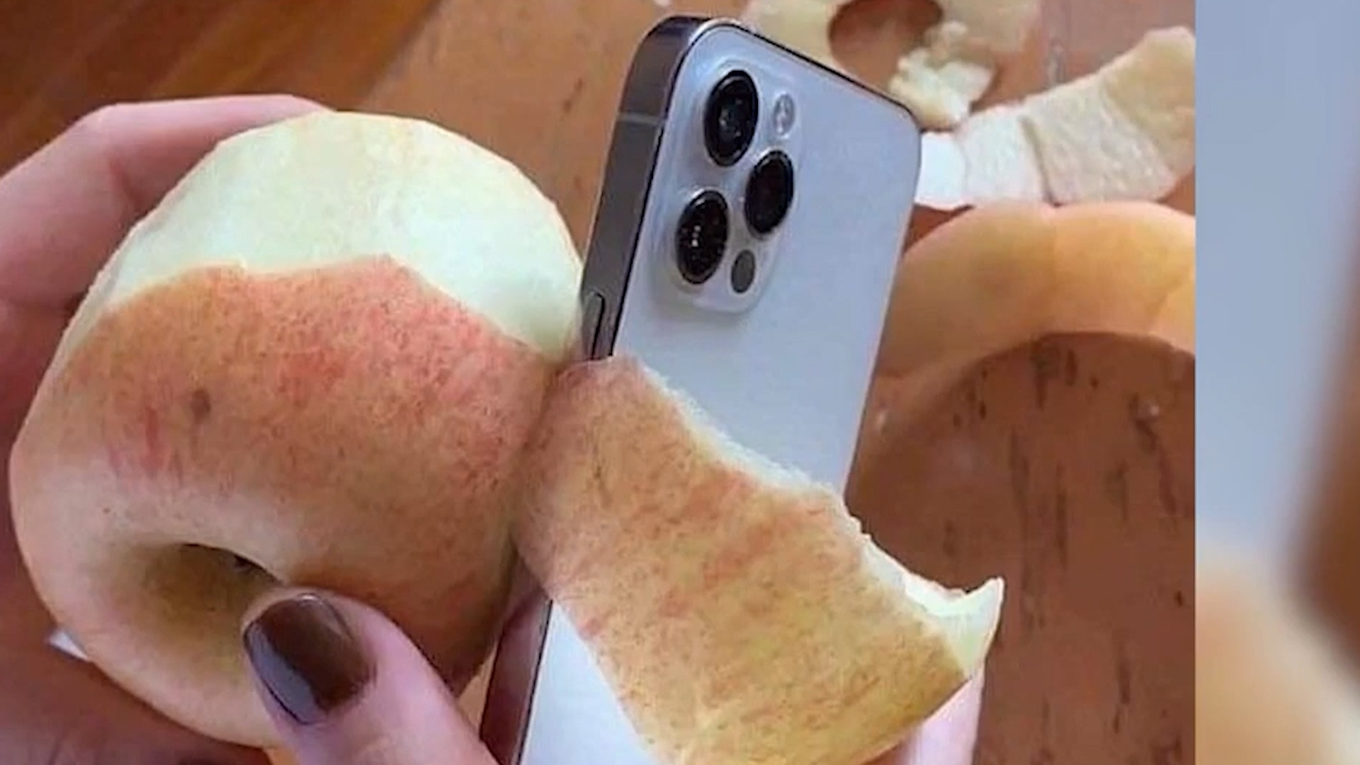 Xuat hien hinh anh dung iPhone 12 de got tao? hinh anh