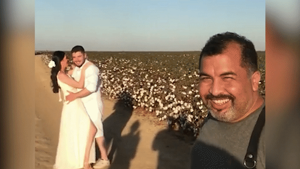 Su dung truc thang tao hieu ung cho buoi chup hinh cuoi hinh anh