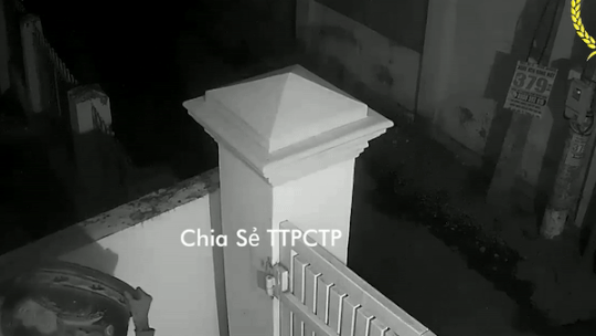 Hai ten trom treo qua tuong lay cap chau canh hinh anh