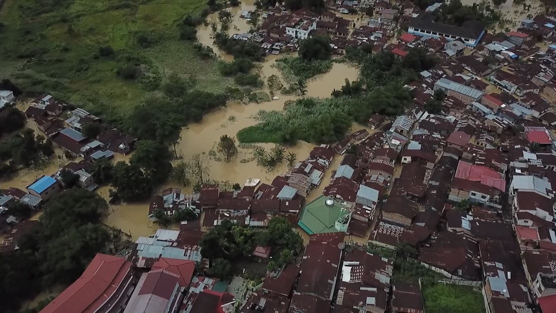 Ngap lut tren dien rong o Indonesia hinh anh