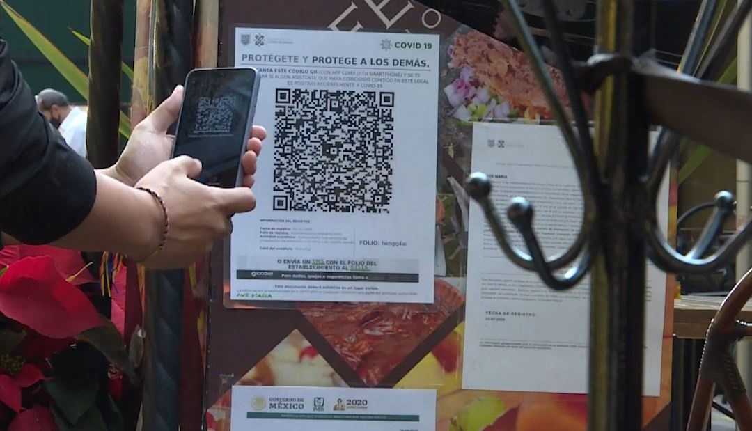 Thanh pho Mexico su dung ma QR de theo doi dich Covid-19 hinh anh