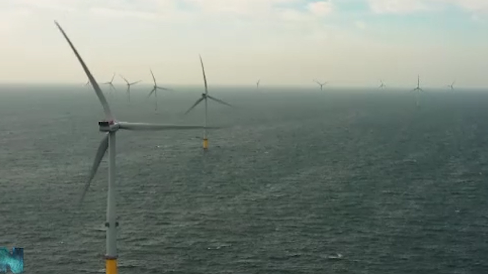 Trang trai dien gio ngoai khoi lon nhat o Ha Lan hinh anh