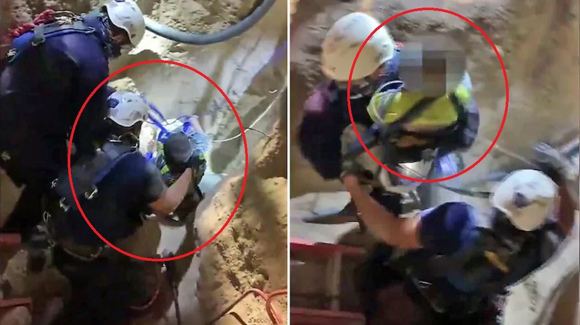 Giai cuu dua tre bi ket duoi gieng trong 6 gio hinh anh