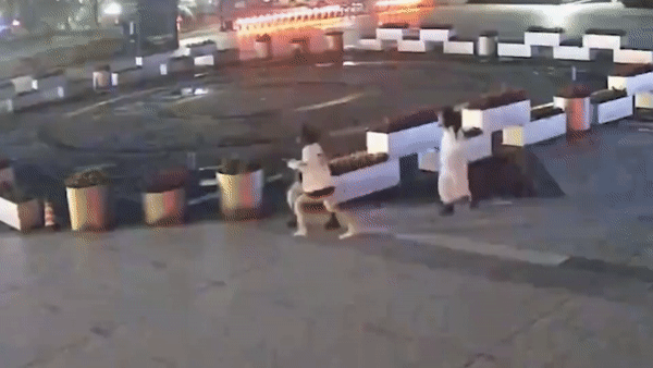 Nguoi dan ong bi bat vi gia ma, doa nguoi qua duong o Trung Quoc hinh anh