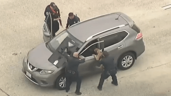 Canh khuyen lao len oto bat ten trom o Canada hinh anh