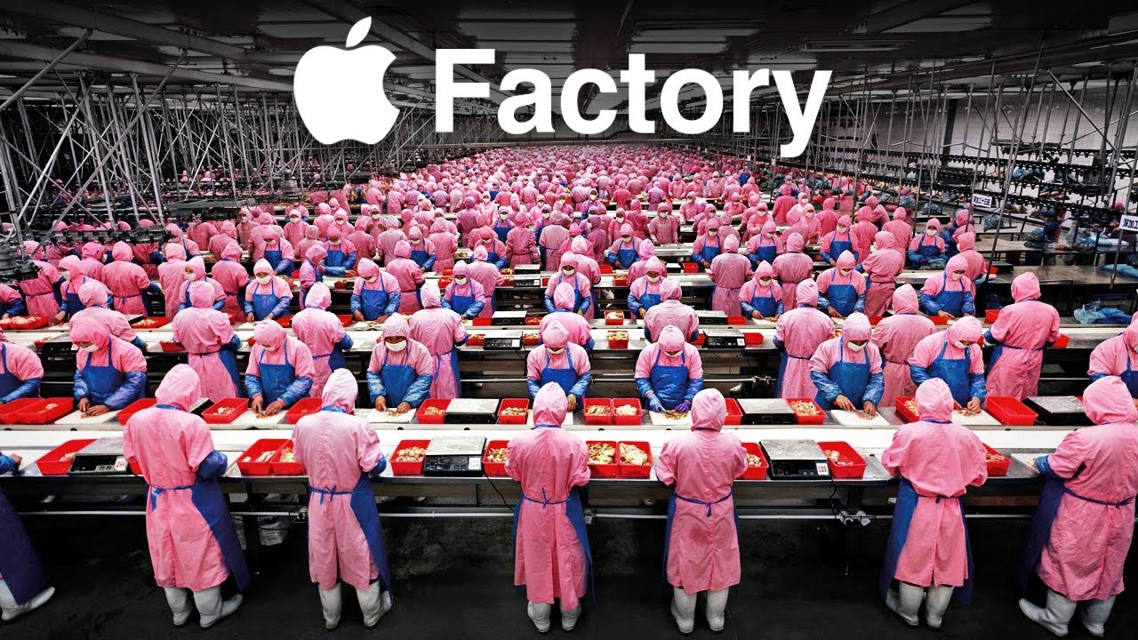 Ben trong nha may san xuat iPhone o Trung Quoc hinh anh