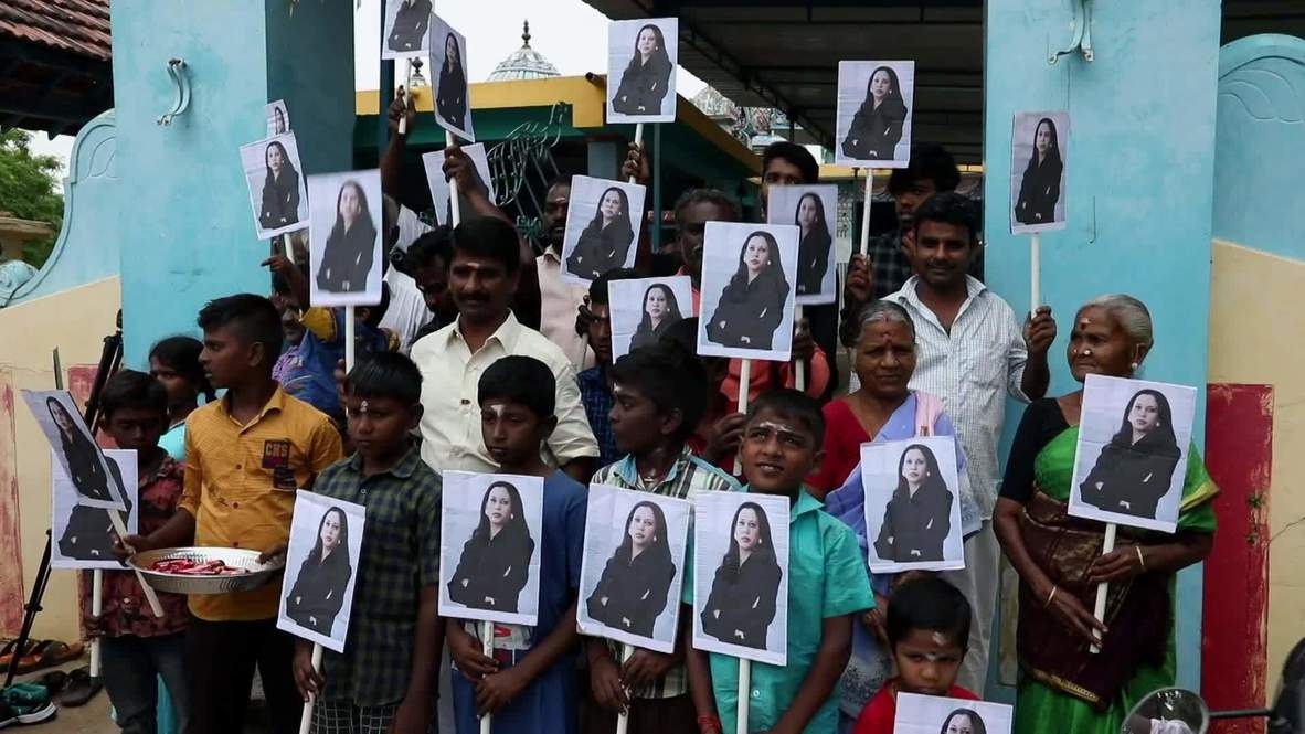 Dan lang An Do an mung le nham chuc cua pho tong thong My hinh anh