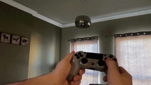 Dung gamepad PlayStation de chinh den hinh anh