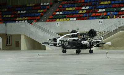 Nga ra mat taxi bay khong nguoi lai hinh anh