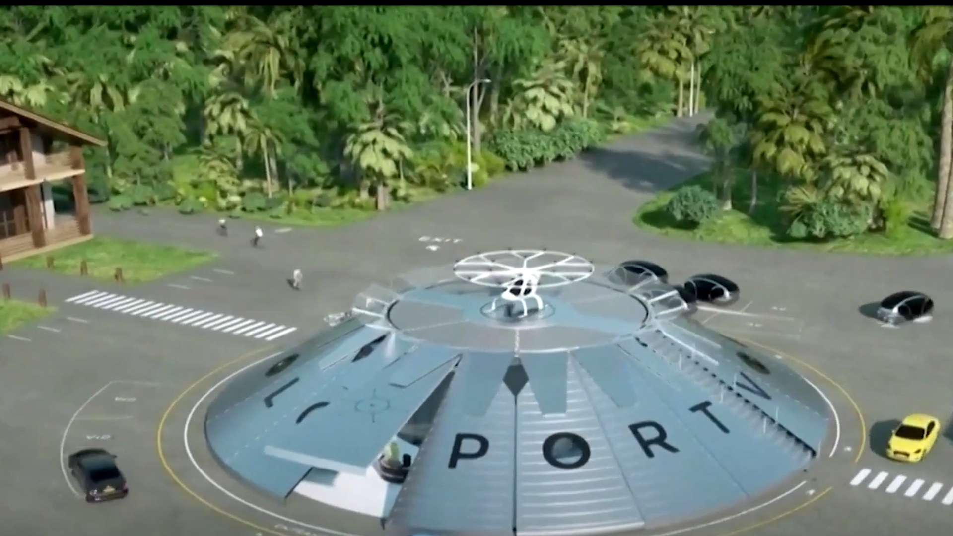 San bay danh cho taxi bay o Anh hinh anh