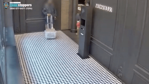 Nhom nguoi co vu trang chuyen di cuop hang hieu o My hinh anh