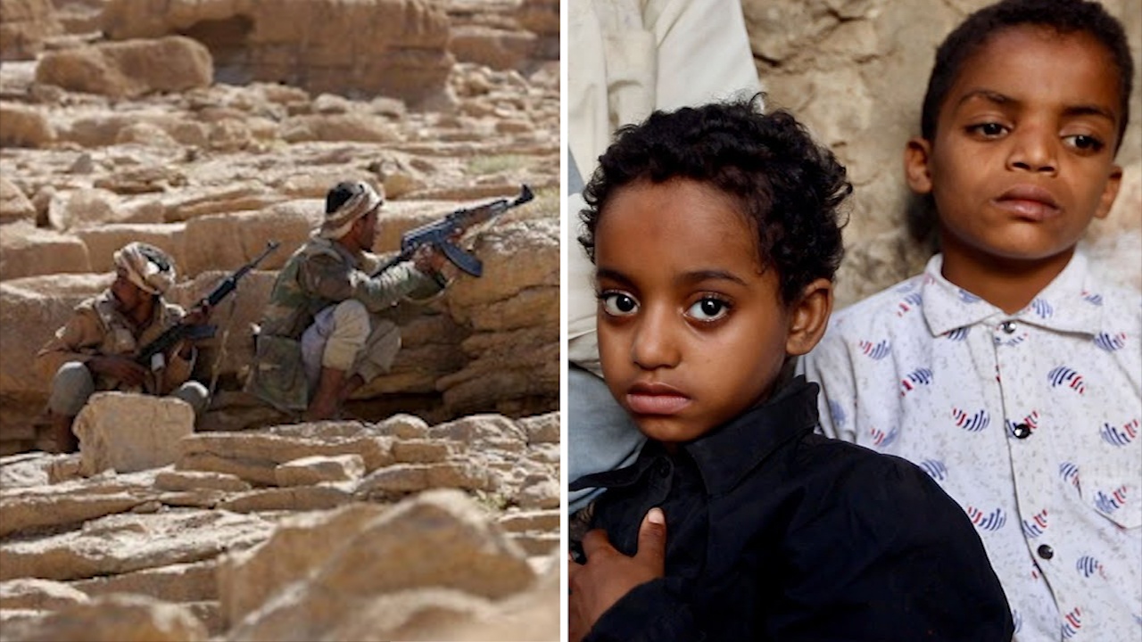 Cau be cuu em gai khoi tay sung ban tia o Yemen hinh anh