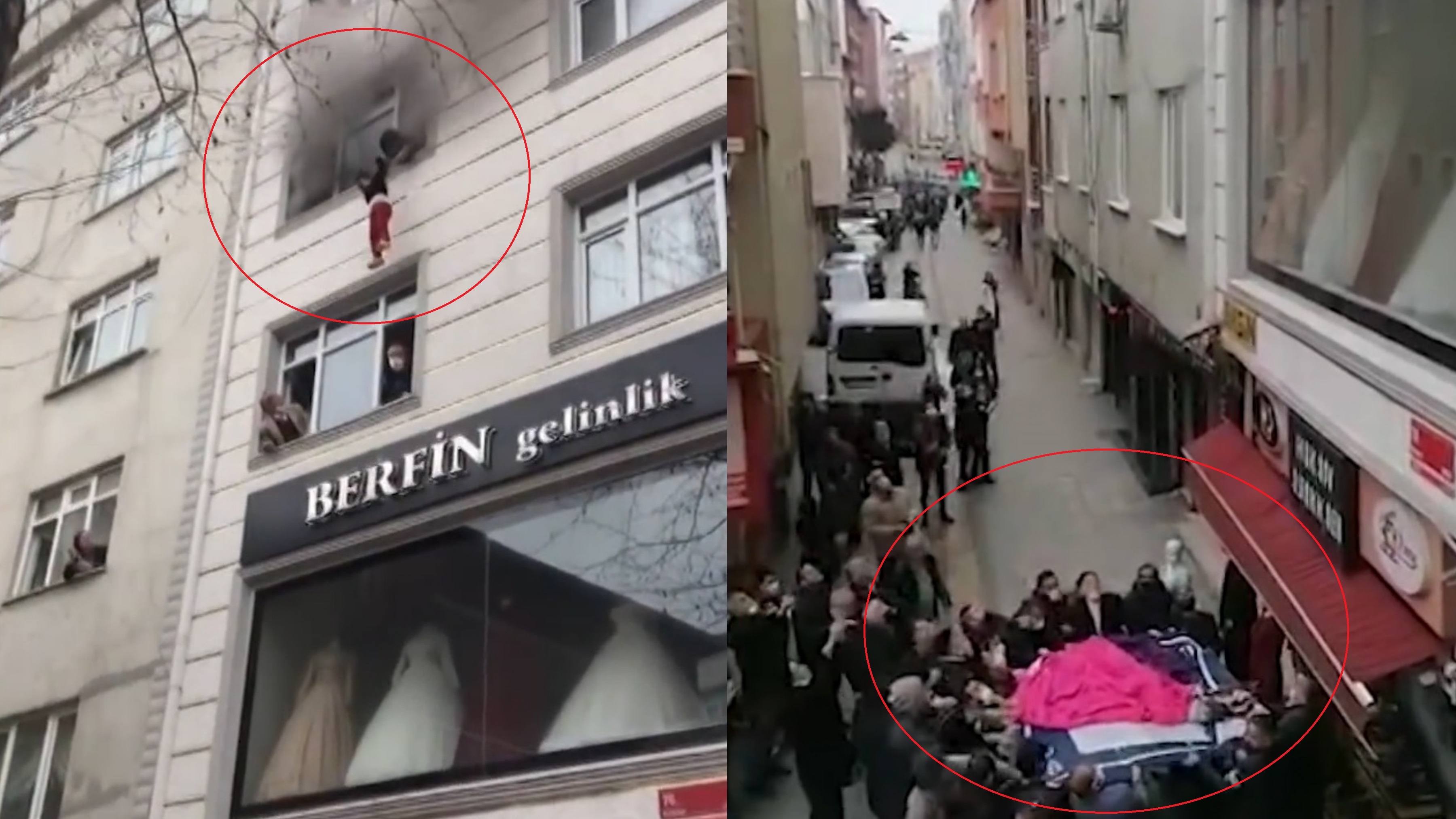 Me tha bon dua con tu toa nha dang chay de nguoi la do hinh anh