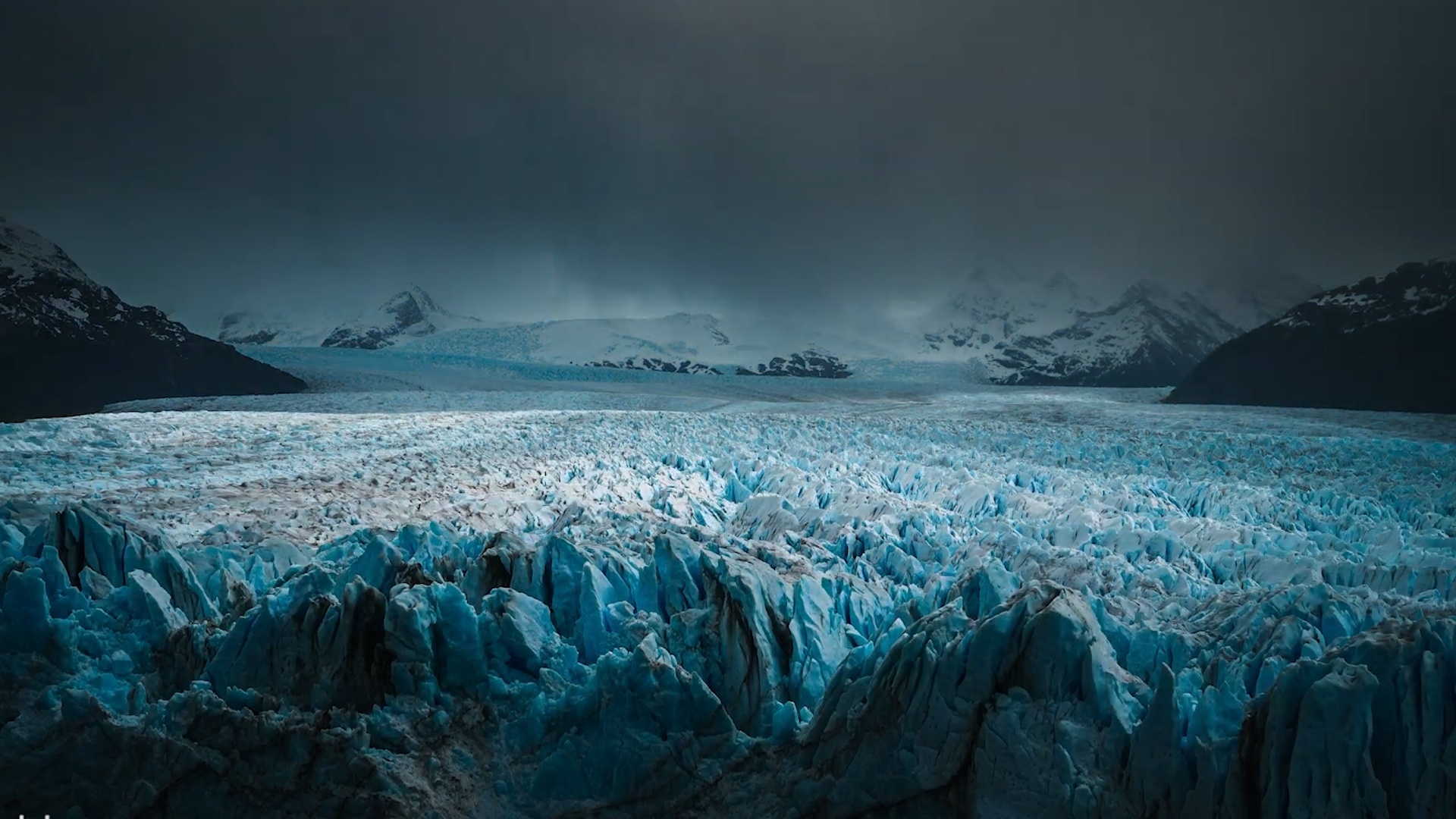Khoanh khac dam may luot qua song bang o Argentina hinh anh