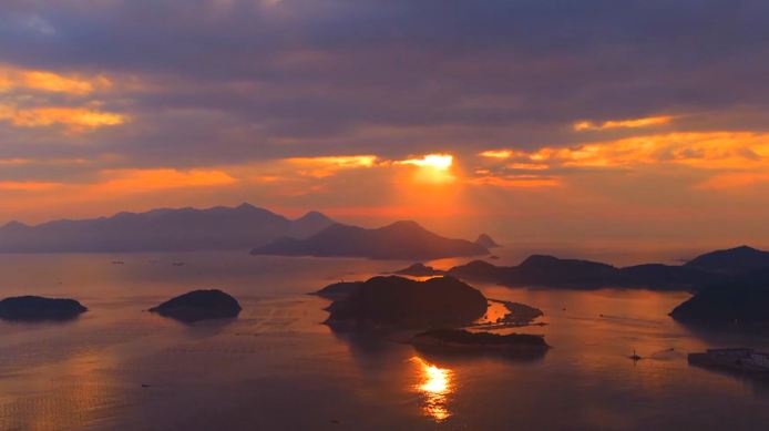 Hoang hon tren bo bien Phuc Kien hinh anh