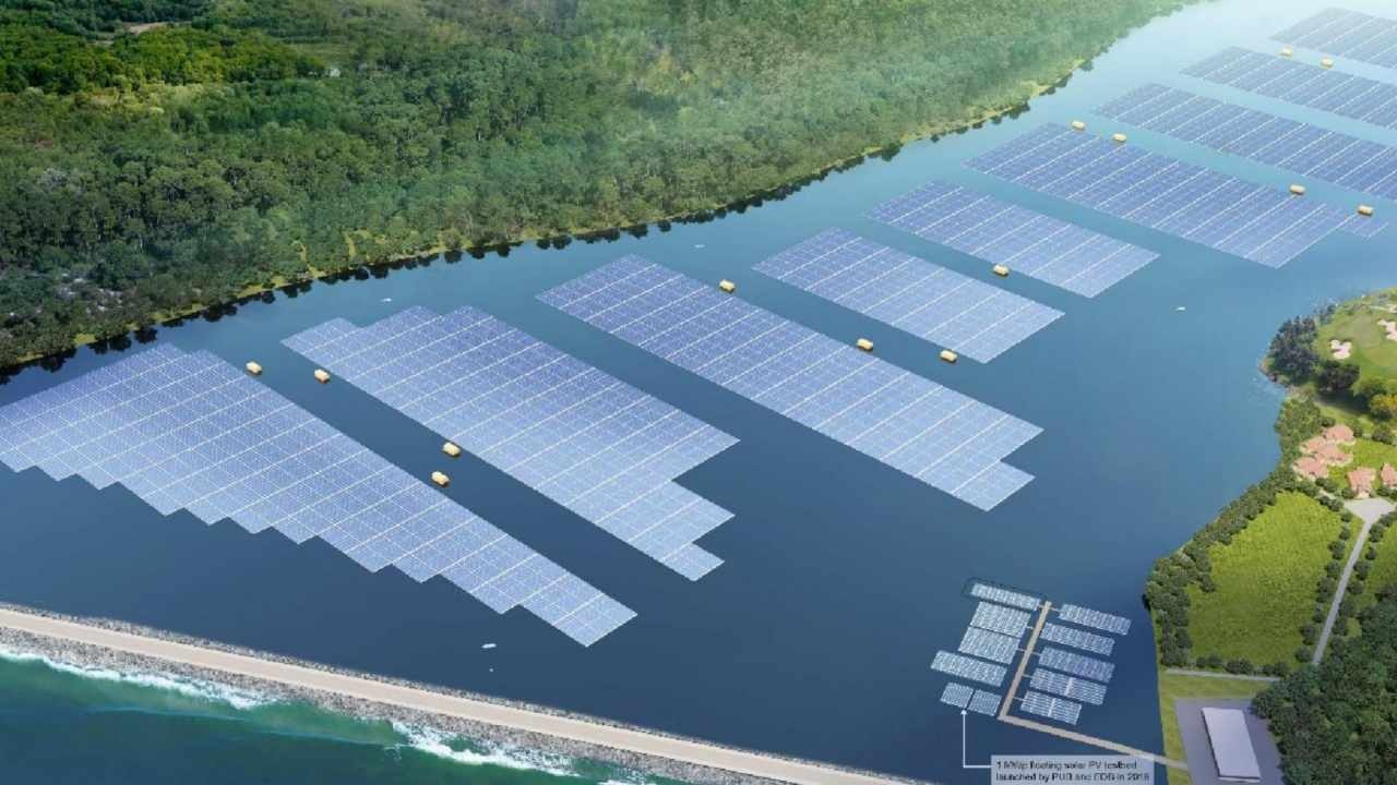 Pin Mat Troi noi tren nuoc hinh anh