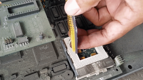 Cach chiet xuat vang tu CPU may tinh cu hinh anh