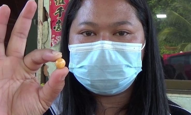 Vo tinh tim thay ngoc quy hon 300.000 USD khi che bien oc bien hinh anh