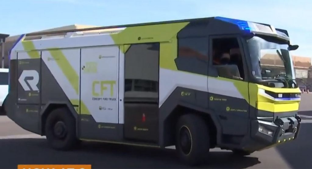 Xe chua chay chay bang dien dau tien tren the gioi hinh anh