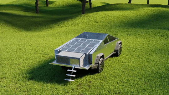 Buong cam trai cho Tesla Cybertruck hinh anh