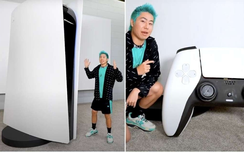 Chiec PS5 lon nhat the gioi co gia 70.000 USD hinh anh