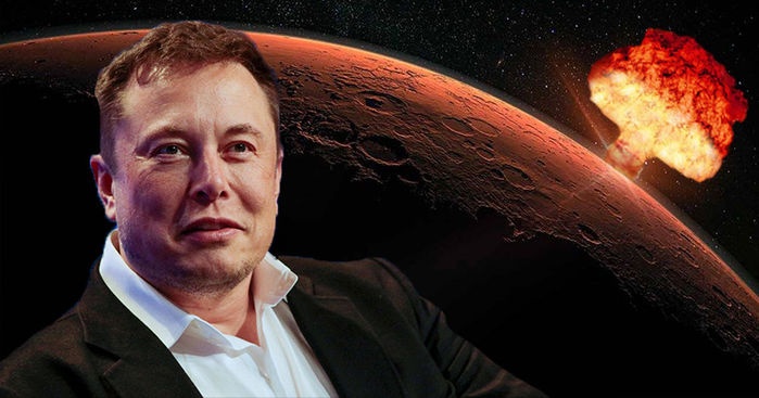 Ly do Elon Musk muon danh bom hat nhan Hoa tinh hinh anh