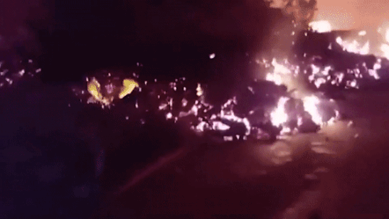 Nui lua phun trao sau 19 nam, hang nghin dan Congo phai so tan hinh anh