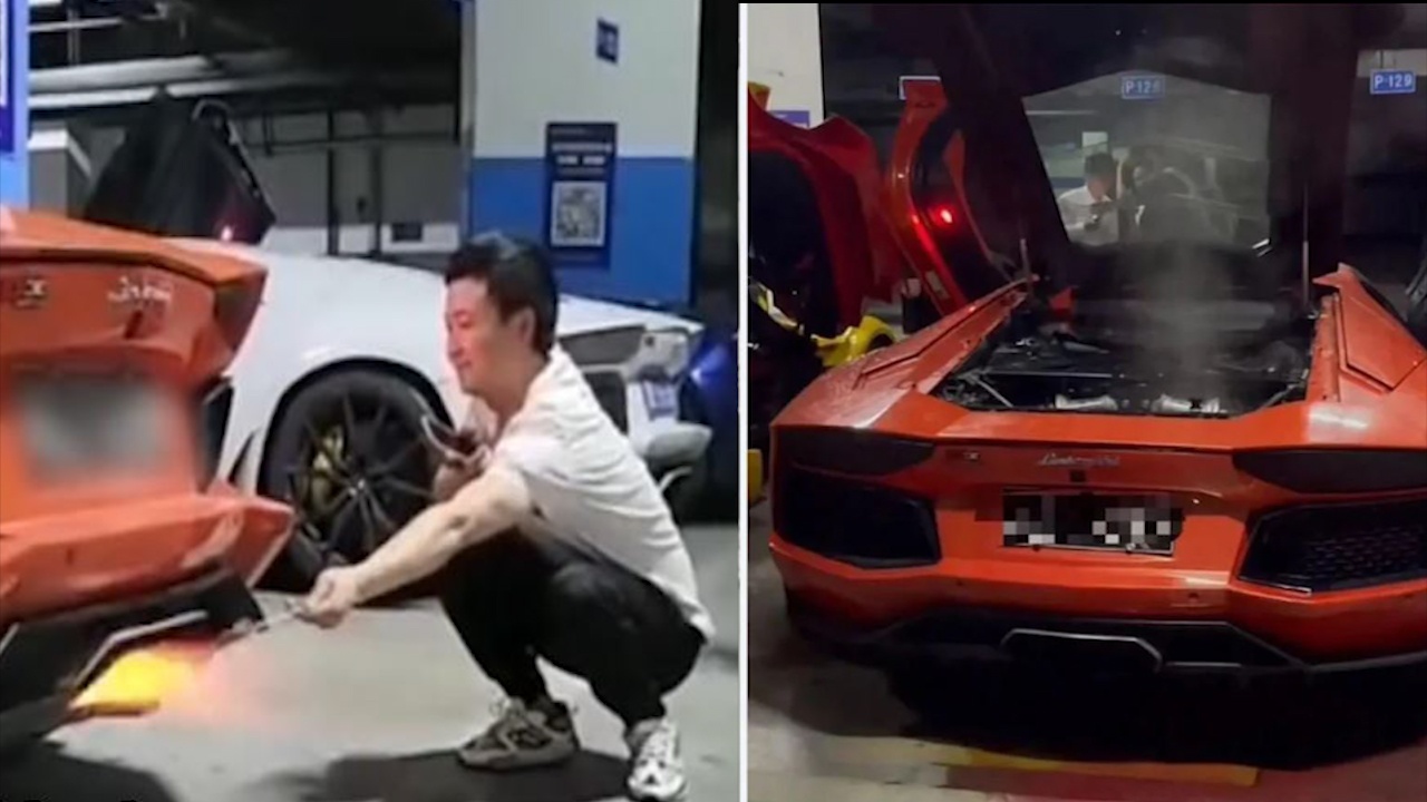 Tra gia dat vi nuong thit bang dong co sieu xe Lamborghini hinh anh