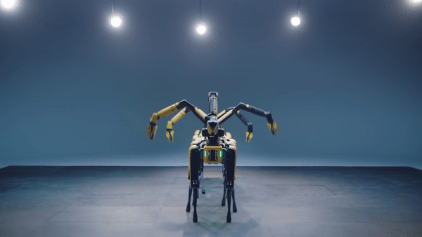 Cho robot nhay mua tren nen nhac BTS hinh anh