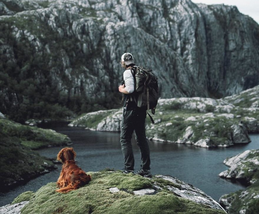 Chu cho noi tieng nho du lich cung chu anh 14