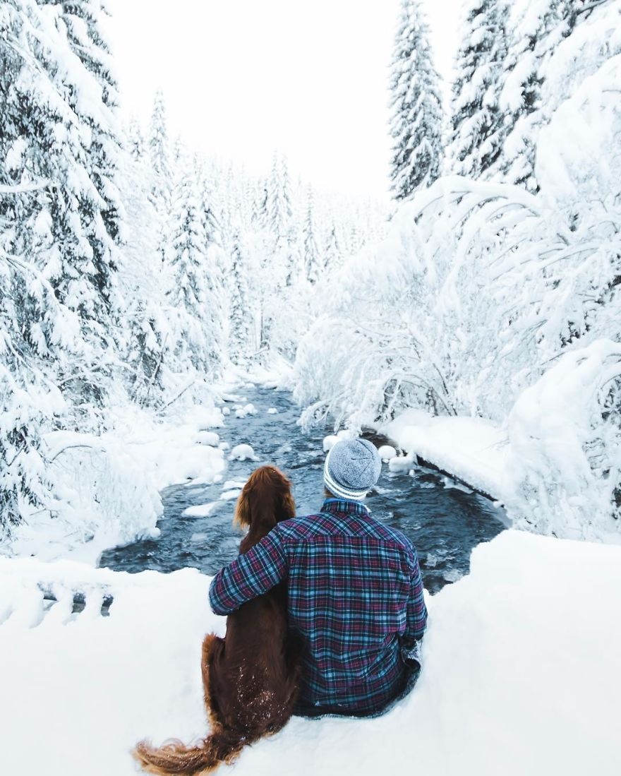 Chu cho noi tieng nho du lich cung chu anh 9