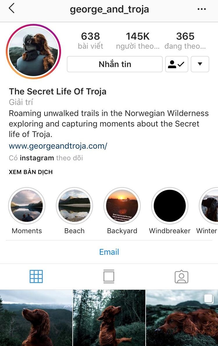 Chu cho noi tieng nho du lich cung chu anh 3