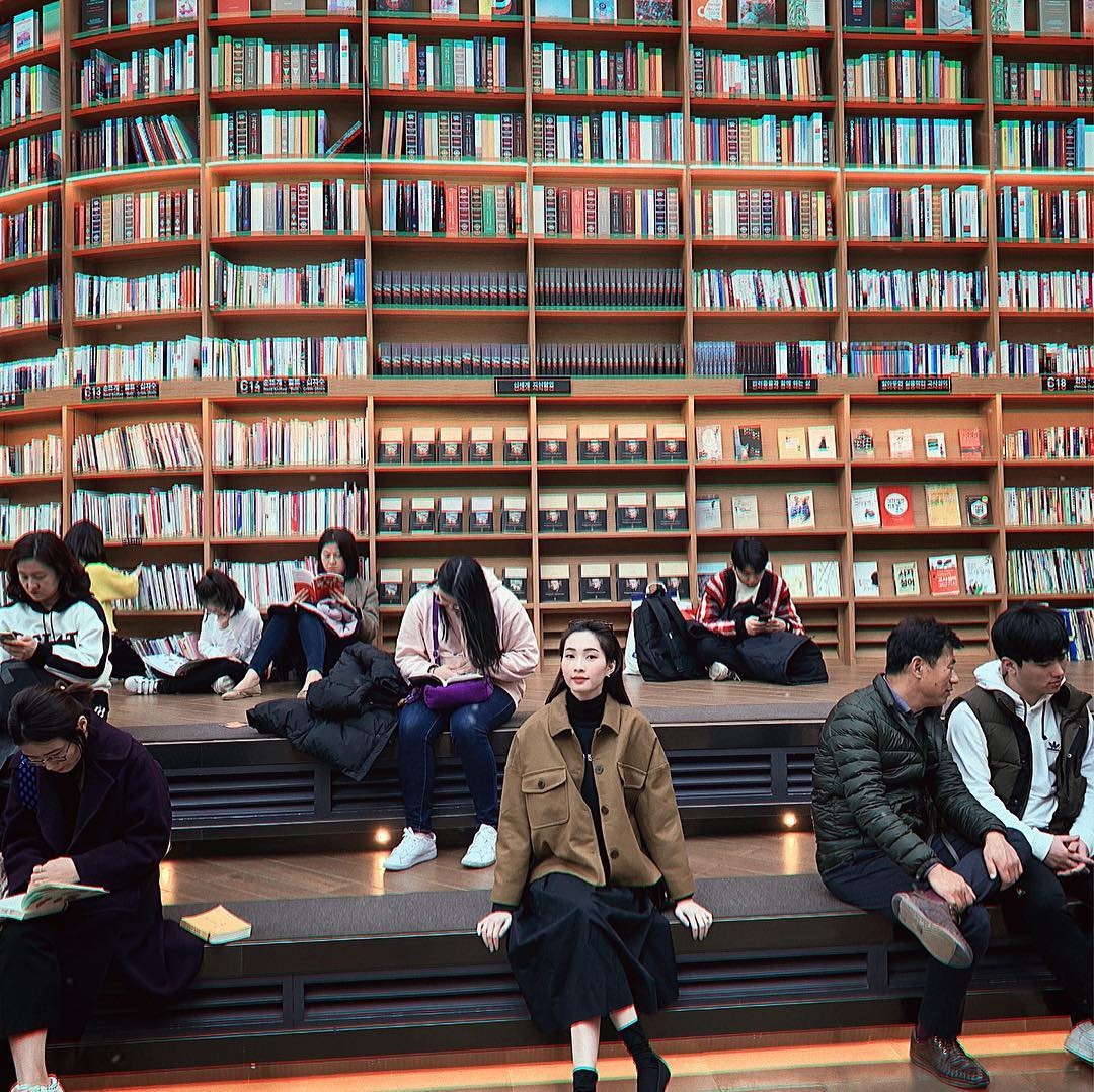 Thư viện khổng lồ ở Seoul ảnh 4 Thu vien khong lo o Seoul anh 4