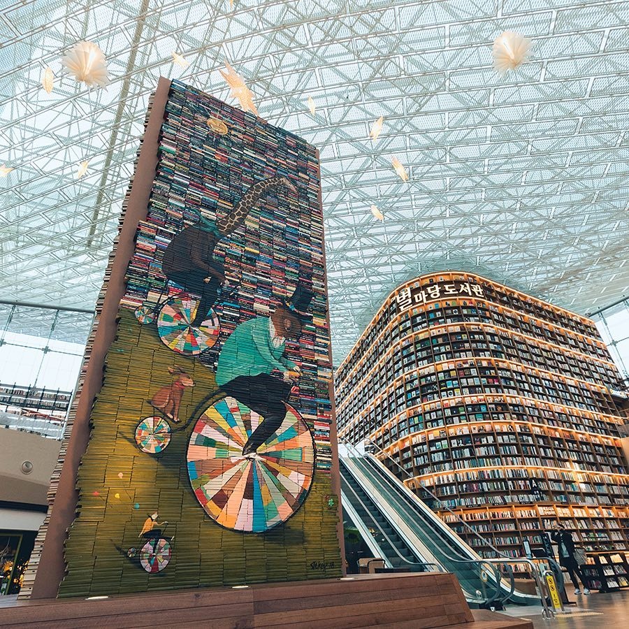 Thư viện khổng lồ ở Seoul ảnh 2 Thu vien khong lo o Seoul anh 2