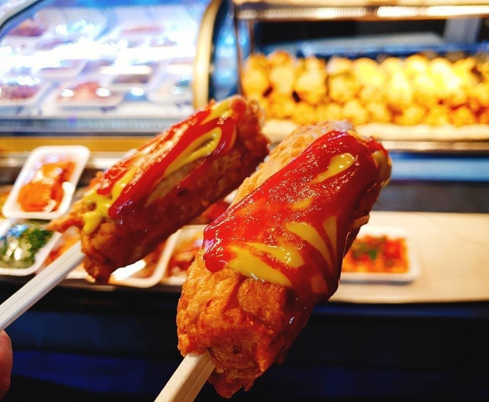 Cha ca cuon chien gion - mon an duong pho Han Quoc van nguoi me hinh anh