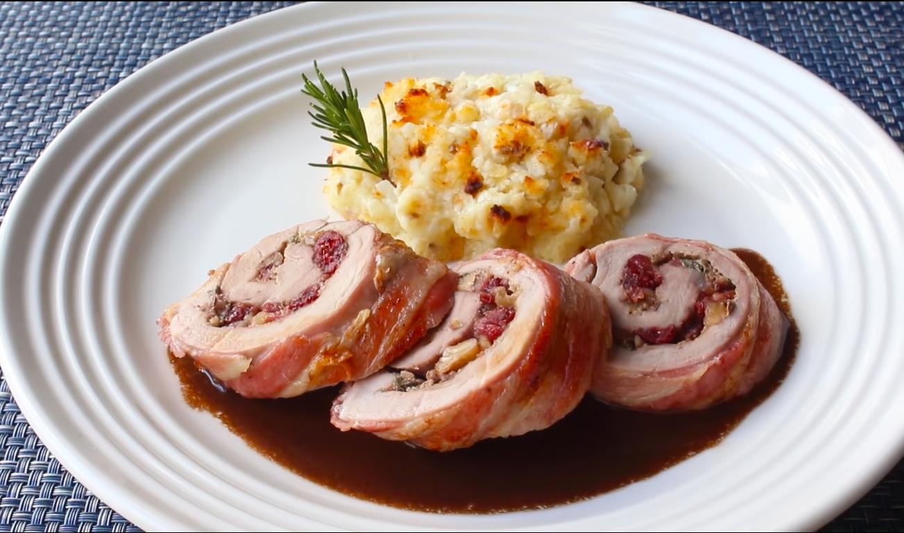 Meo lam thit lon nuong boc hat oc cho hinh anh