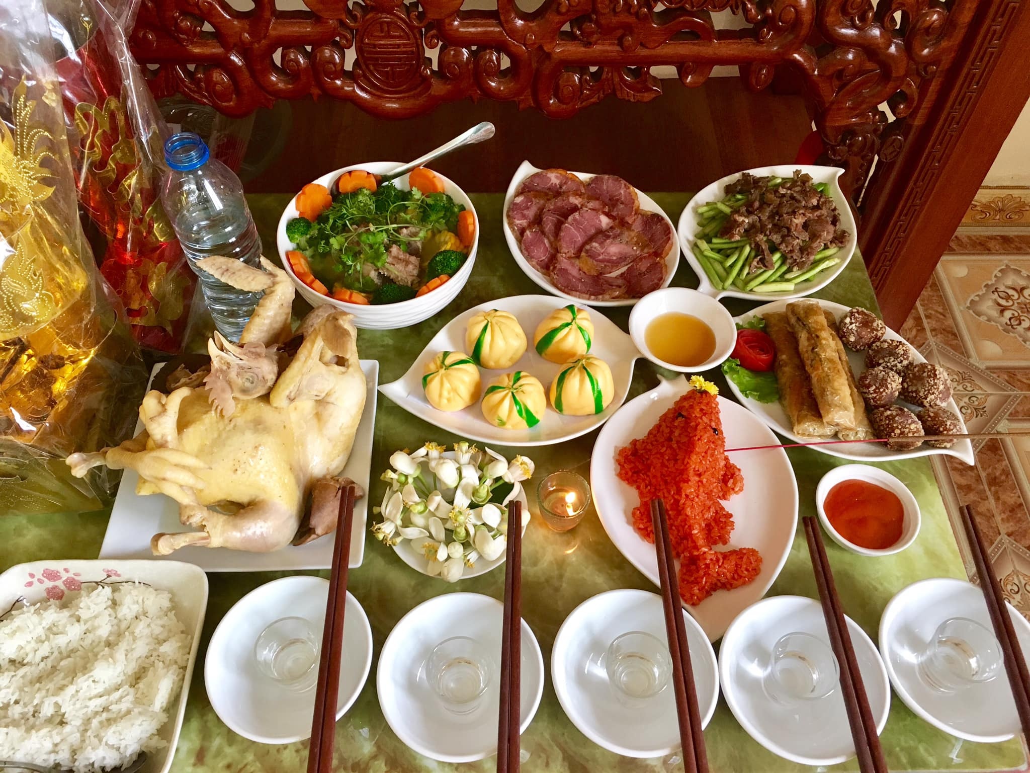 mâm cơm Táo quân  ảnh 6 mam com Tao quan anh 6