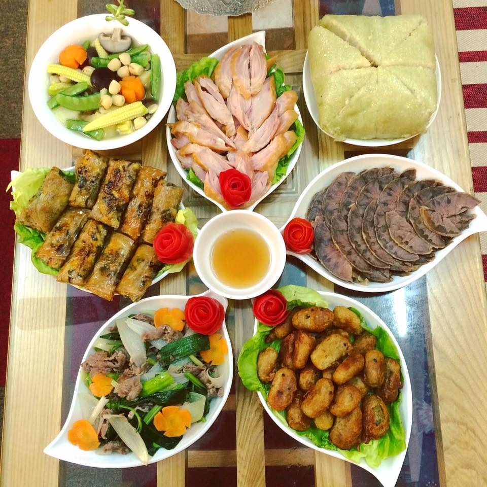 mâm cơm rằm tháng Giêng ảnh 6 mam com ram thang Gieng anh 6