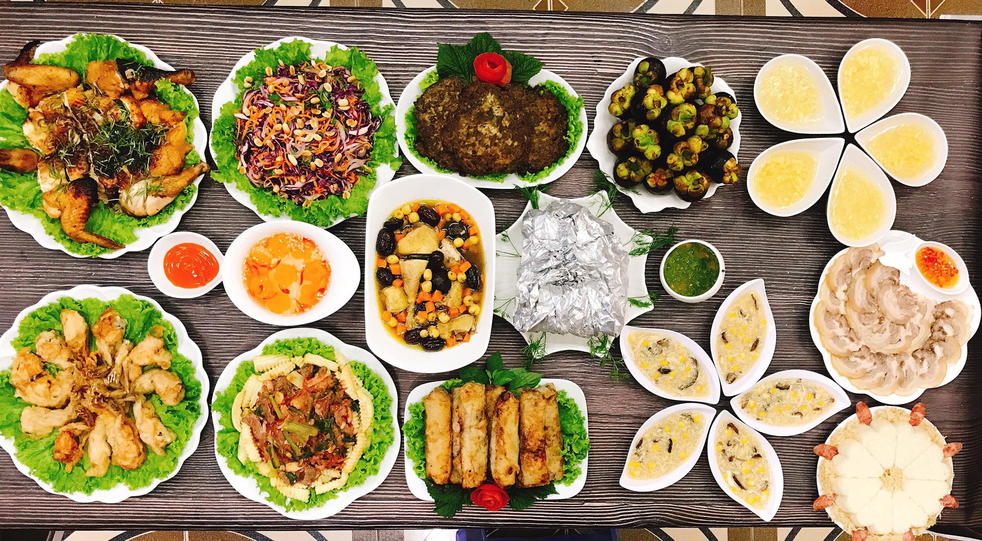 mâm cơm rằm tháng Giêng ảnh 7 mam com ram thang Gieng anh 7